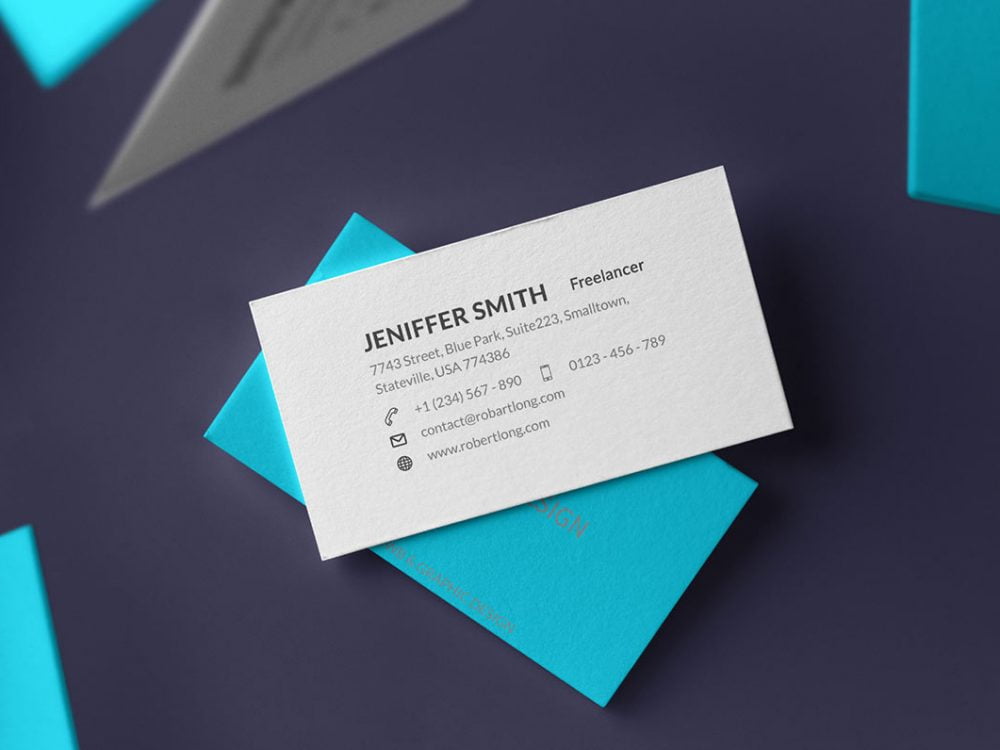 business card mockup free download 2021