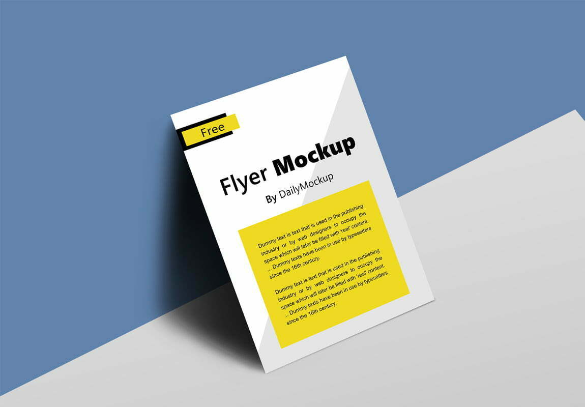 Download 28+ Best Flyer Mockup PSD Templates For Free Download ... PSD Mockup Templates