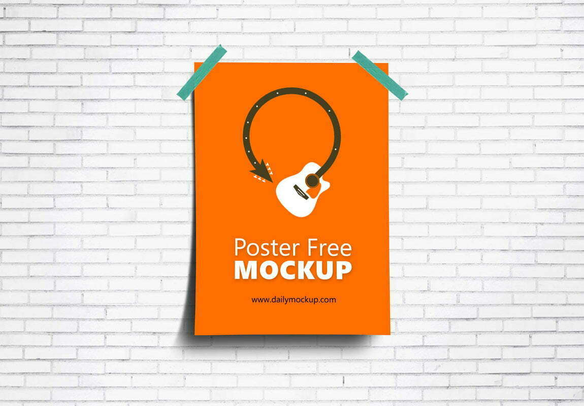 Download 26+ Best Free Poster Mockup PSD Templates 2020 | WebThemez