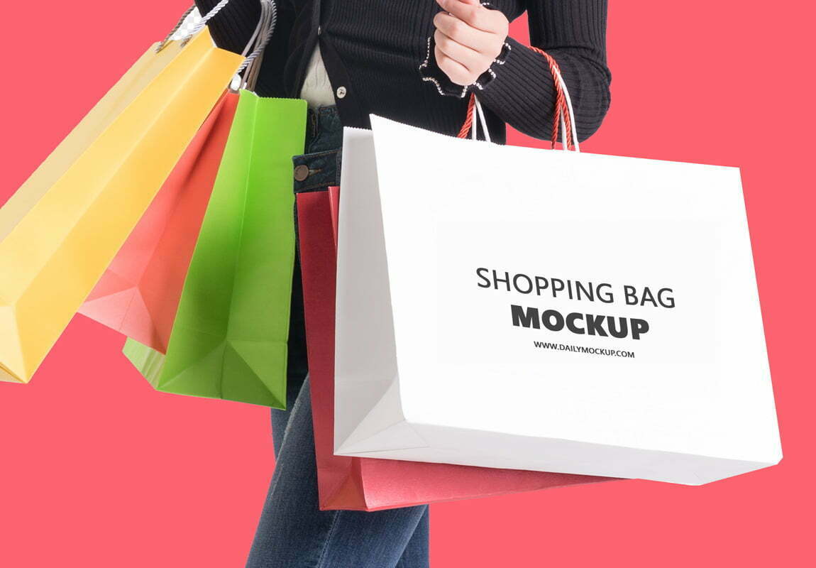 Download 15+ Latest Free PSD Shopping Bag Mockup Templates 2021 - WebThemez