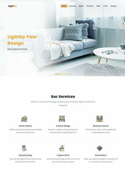 Interior Design Process Template Design Talk   Interior Design Bootstrap Free Template 